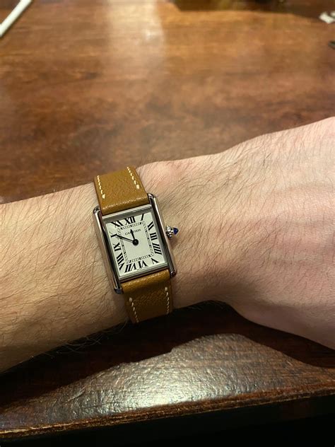 cartier tank must small men|cartier men's tank solo.